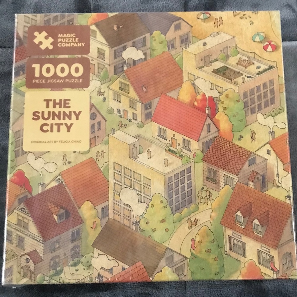 Magic Puzzle Company 1000 Piece Jigsaw Puzzle The Sunny City